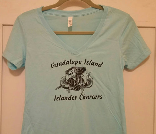 Islander Women's 'Guadalupe Shark Cages' T-shirt